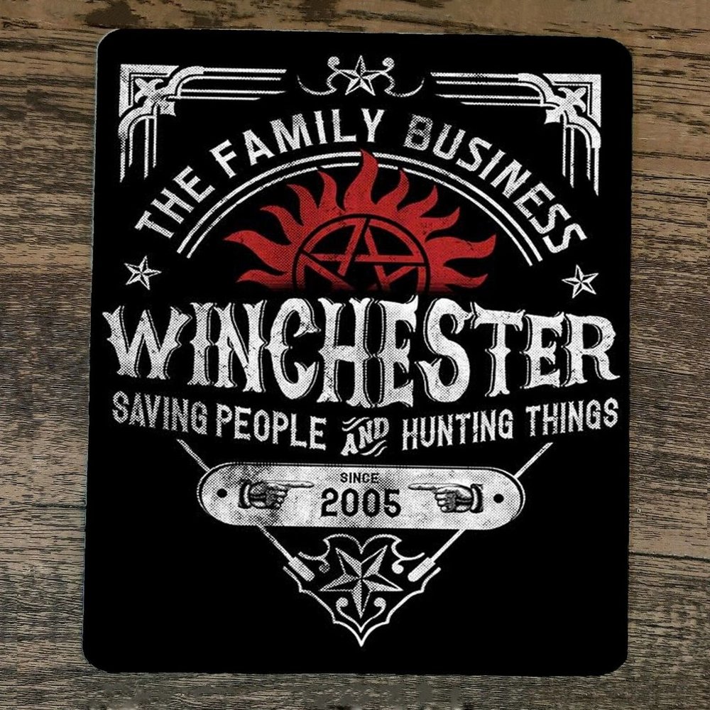 Mouse Pad Winchester‎ The Family Business Saving People Hunting Things